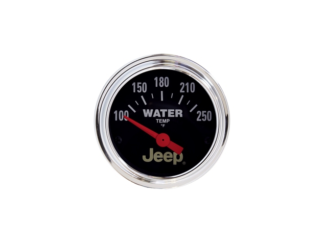 Auto Meter Jeep Air-Core Gauge, 2-1/16", Water Temperature (100-250 F) - Click Image to Close