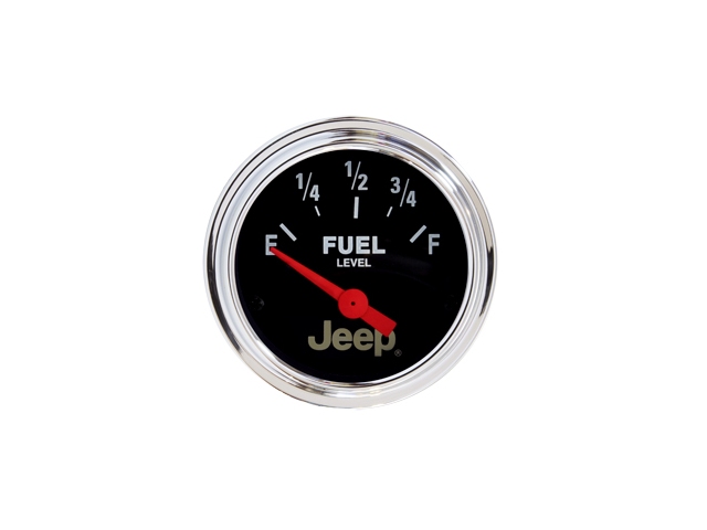 Auto Meter Jeep Air-Core Gauge, 2-1/16", Fuel Level (0-90 Ohms) - Click Image to Close