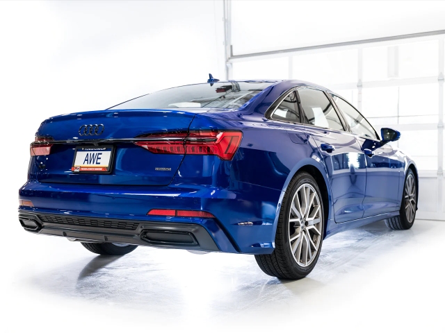 AWE-TUNING TOURING EDITION Cat-Back Exhaust (2019-2024 Audi A6 & A7 3.0TT V6) - Click Image to Close