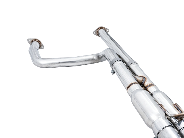 AWE-TUNING 0 FG Dual Exit Exhaust w/ 5" Chrome Silver Tips (2020-2021 RAM 1500 TRX) - Click Image to Close