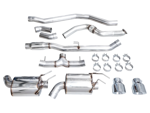 AWE-TUNING TOURING EDITION Cat-Back Exhaust w/ Dual Chrome Silver Tips (2022-2023 Honda Civic Si & Acura Integra A-Spec)