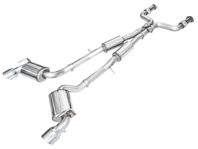 AWE-TUNING TOURING EDITION Cat-Back Exhaust w/ Dual Chrome Silver Tips (2023-2024 Nissan Z)