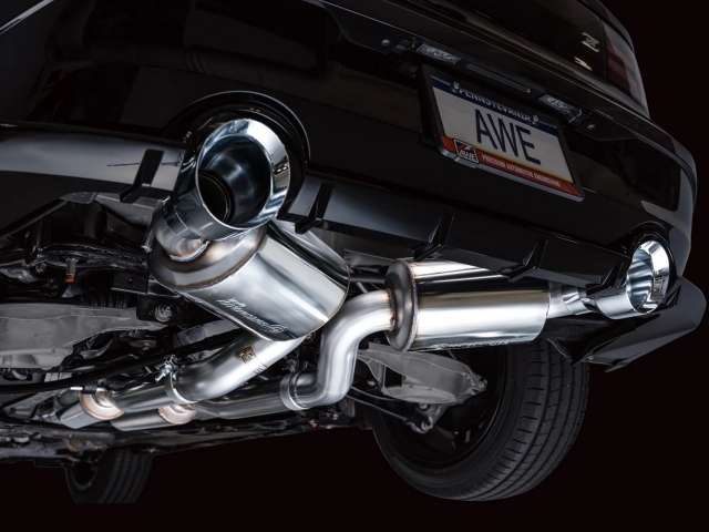 AWE-TUNING TOURING EDITION Cat-Back Exhaust w/ Dual Chrome Silver Tips (2023-2024 Nissan Z)