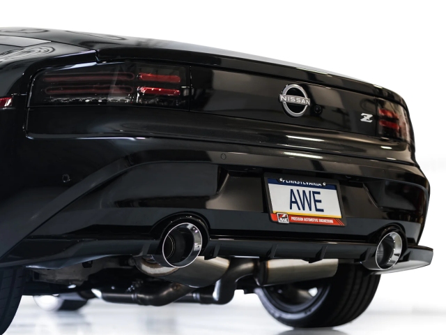 AWE-TUNING TOURING EDITION Cat-Back Exhaust w/ Dual Chrome Silver Tips (2023-2024 Nissan Z)