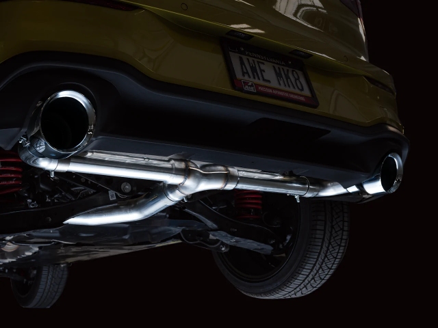 AWE-TUNING TOURING EDITION Cat-Back Exhaust w/ Chrome Silver Tips (2022-2023 Volkswagon GTI)