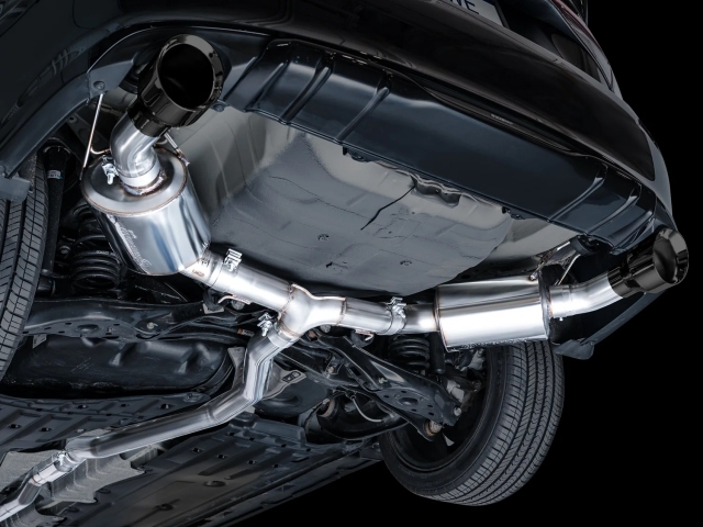 AWE-TUNING TOURING EDITION Cat-Back Exhaust w/ Dual Black Diamond Tips (2022-2023 Honda Civic Si & Acura Integra A-Spec)