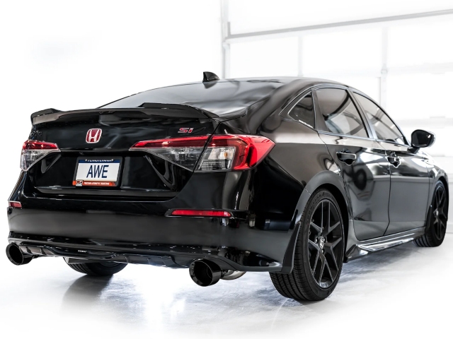 AWE-TUNING TOURING EDITION Cat-Back Exhaust w/ Dual Black Diamond Tips (2022-2023 Honda Civic Si & Acura Integra A-Spec)