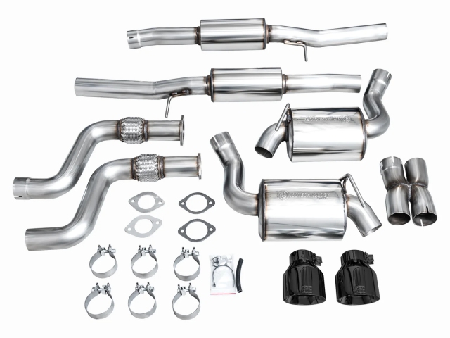 AWE-TUNING TOURING EDITION Cat-Back Exhaust w/ Dual Diamond Black Tips (2023-2024 Nissan Z)