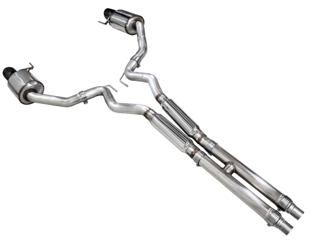 AWE-TUNING TOURING EDITION Cat-Back Exhaust w/ Dual Diamond Black Tips (2024 Ford Mustang GT)