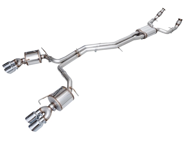 AWE-TUNING TOURING EDITION Cat-Back Exhaust w/ Chrome Silver Tips (2020-2023 Audi S6 & S7 Sportback)