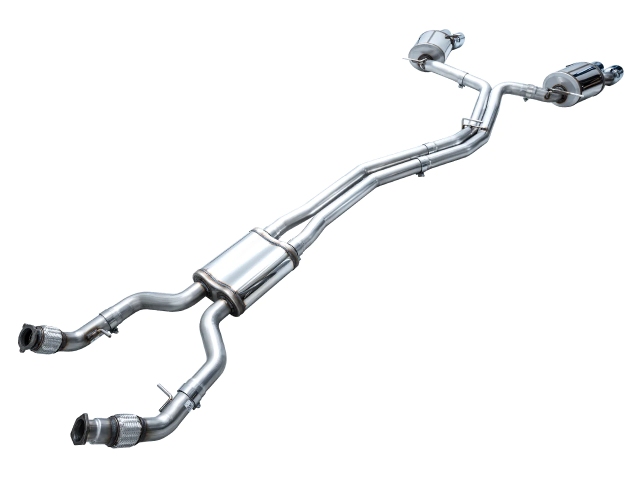 AWE-TUNING TOURING EDITION Cat-Back Exhaust w/ Chrome Silver Tips (2020-2023 Audi S6 & S7 Sportback)