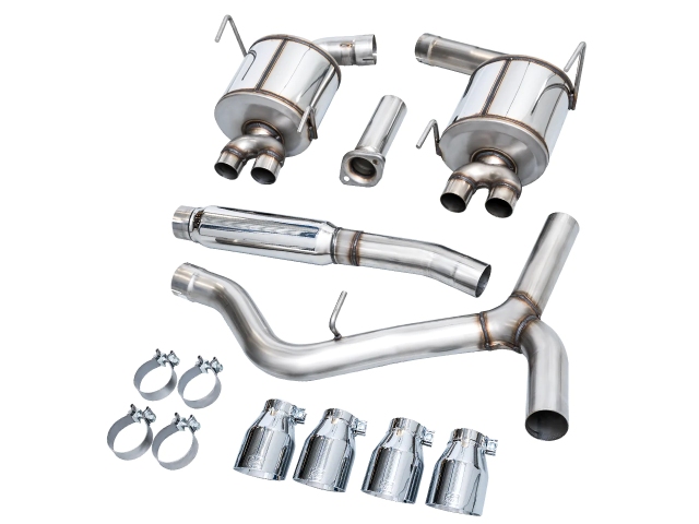 AWE-TUNING TOURING EDITION Cat-Back Exhaust w/ Chrome Silver Tips (2022-2023 Subaru WRX)