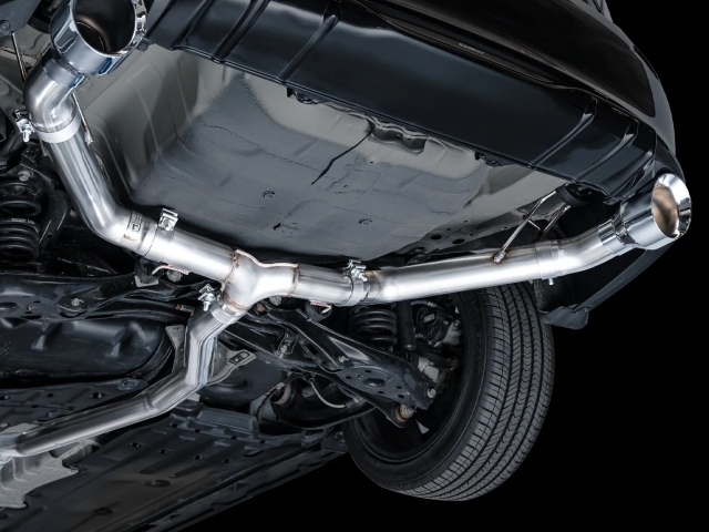 AWE-TUNING TRACK EDITION Cat-Back Exhaust w/ Dual Chrome Silver Tips (2022-2023 Honda Civic Si & Acura Integra A-Spec)