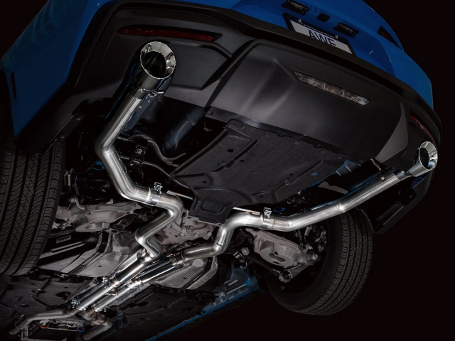 AWE-TUNING TRACK EDITION Cat-Back Exhaust w/ Dual Chrome Silver Tips (2024 Ford Mustang GT)