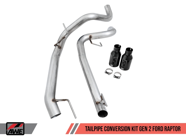 AWE-TUNING Tail Pipes Conversion Kit (2017-2020 F-150 Raptor)