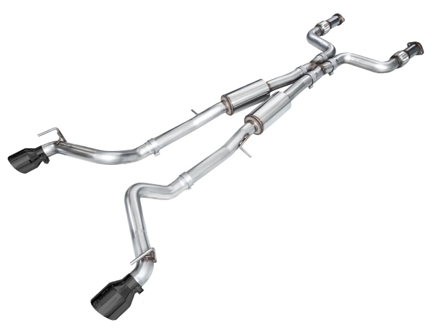 AWE-TUNING TRACK EDITION Cat-Back Exhaust w/ Dual Diamond Black Tips (2023-2024 Nissan Z) - Click Image to Close