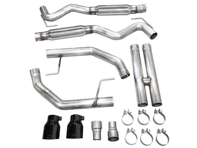 AWE-TUNING TRACK EDITION Cat-Back Exhaust w/ Dual Diamond Black Tips (2024 Ford Mustang GT)