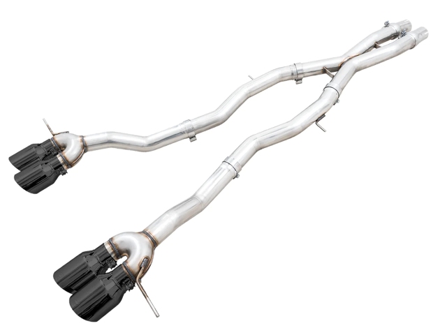AWE-TUNING TRACK EDITION Cat-Back Exhaust w/ Quad Diamond Black Tips (2021-2023 BMW M3, M3 competition, M4 & M4 competition)