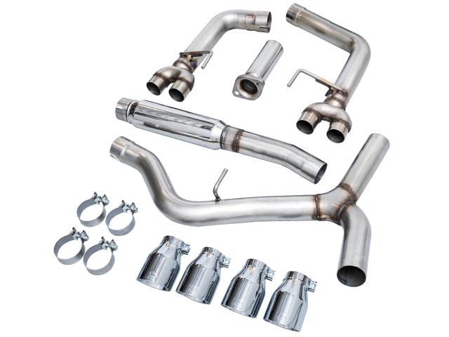 AWE-TUNING TRACK EDITION Cat-Back Exhaust w/ Chrome Silver Tips (2022-2023 Subaru WRX)