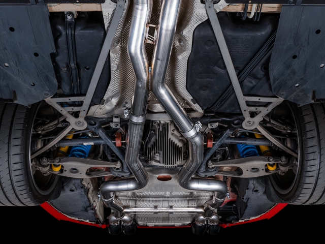 AWE-TUNING TRACK EDITION Cat-Back Exhaust w/ Diamond Black Tips (2015-2020 BMW M3 & M4)