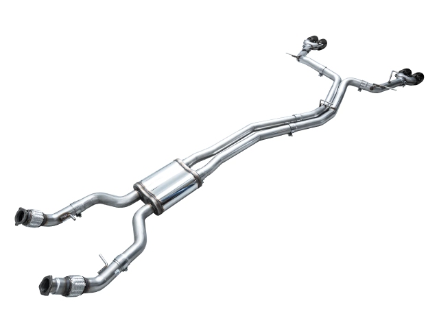 AWE-TUNING TRACK EDITION Cat-Back Exhaust w/ Diamond Black Tips (2020-2023 Audi S6 & S7 Sportback)