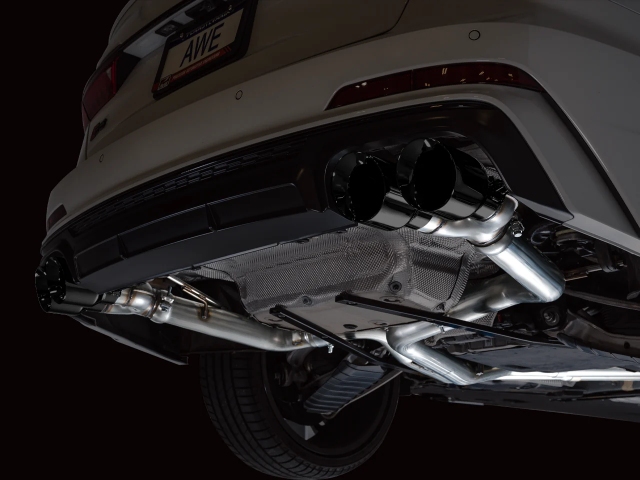 AWE-TUNING TRACK EDITION Cat-Back Exhaust w/ Diamond Black Tips (2020-2023 Audi S6 & S7 Sportback)