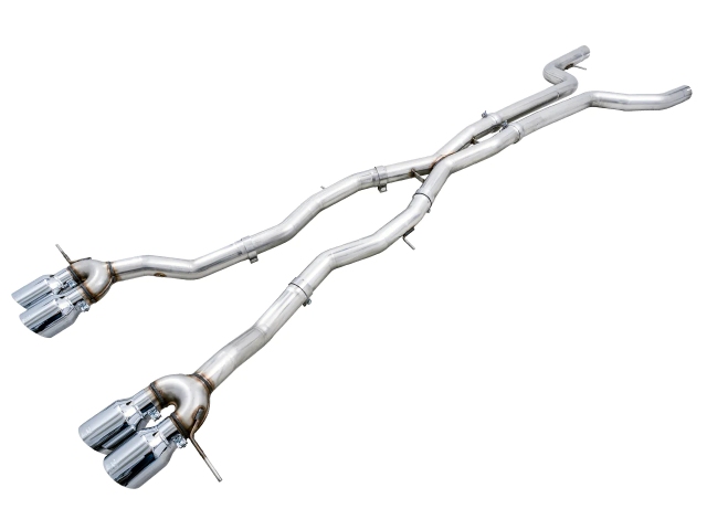 AWE-TUNING TRACK EDITION Cat-Back Exhaust w/ Quad Chrome Silver Tips (2021-2023 BMW M3, M3 competition, M4 & M4 competition)
