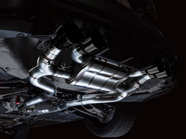 AWE-TUNING SWITCHPATH Cat-Back Exhaust w/ Quad Diamond Black Tips (2021-2023 BMW M3, M3 competition, M4 & M4 competition)