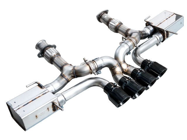 AWE-TUNING SWITCHPATH Cat-Back Exhaust w/ Quad Diamond Black Tips (2024 Chevrolet Corvette Z06)