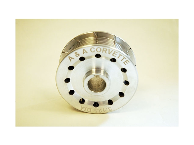 A&A Corvette 3.125" 8-Rib Supercharger Pulley - Click Image to Close