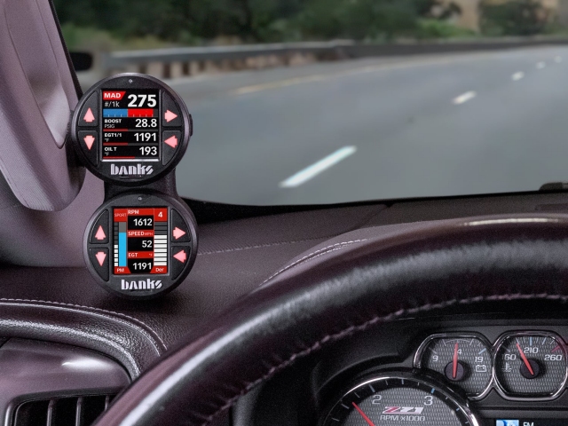 banks iDash STEALTH POD MOUNT (2015-2019 GM 2500 & 3500 HD)