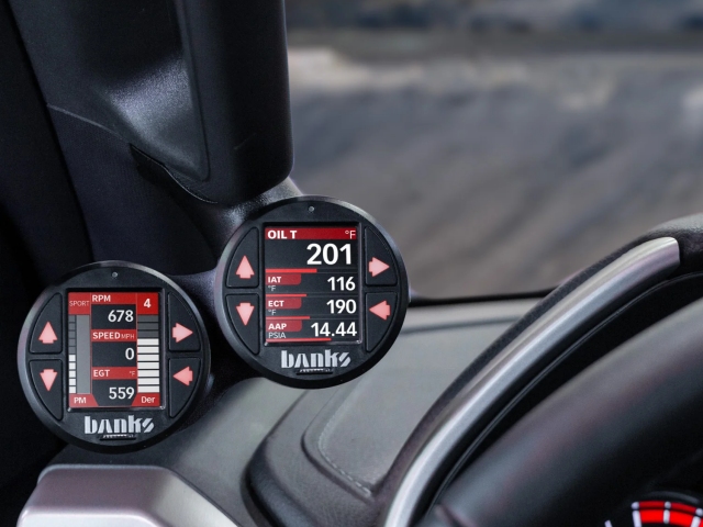 banks Derringer Performance Tuner + iDash Pro (2011-2019 Ford F-250 & F-350 SUPER DUTY 6.7T POWER STROKE)