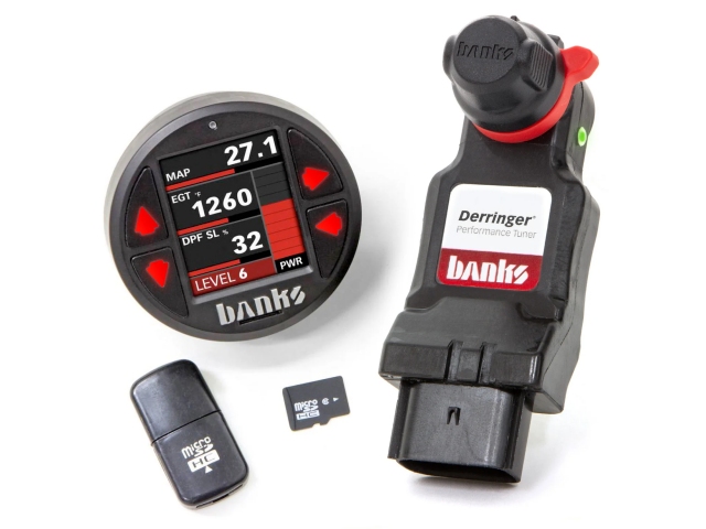 banks Derringer Performance Tuner + iDash Data Pro (2011-2019 Ford F-250 & F-350 SUPER DUTY 6.7T POWER STROKE)