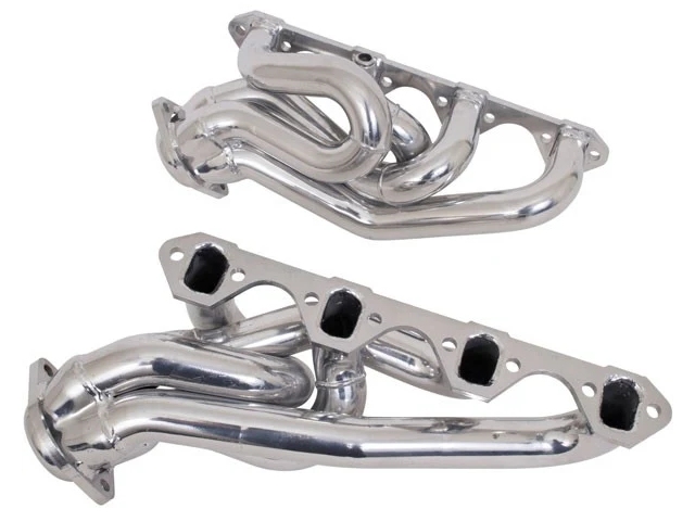 BBK Equal Length Shorty Exhaust Headers, 1-5/8", Polished Silver Ceramic (1994-1995 Ford Mustang GT & SVT Cobra)