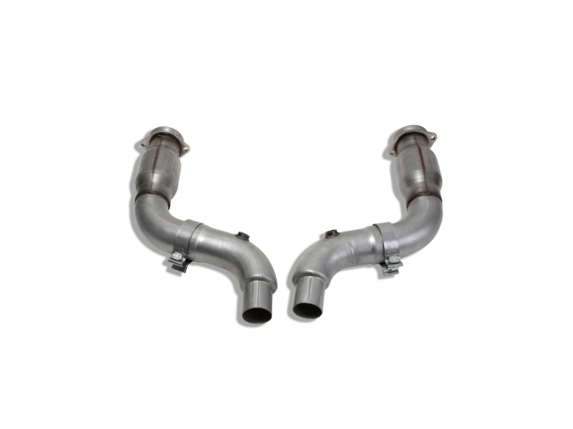 BBK High Flow 3" Catted Mid Pipe Kit (2015-2019 Mustang GT) - Click Image to Close