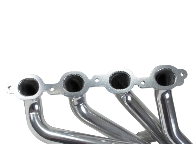 BBK Long Tube Headers & Mid-Pipes, 1-7/8", Polished Ceramic (2016-2024 Chevrolet Camaro LT1 & SS) - Click Image to Close