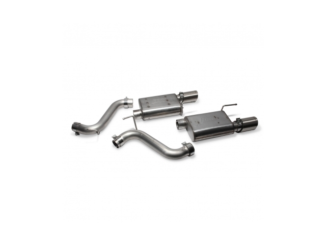 BBK Varitune Axle Back System, Stainless Mufflers (2015-2016 Mustang GT) - Click Image to Close
