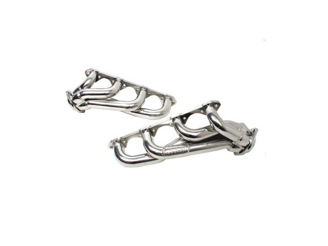 BBK 1-5/8" Tuned Length Shorty Headers, Polished Ceramic (1994-1995 Mustang 5.0L) - Click Image to Close
