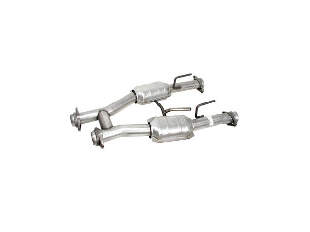 BBK 2.5" H-Pipe w/ Catalytic Converters (1996-2004 Mustang GT & SVT Cobra) - Click Image to Close