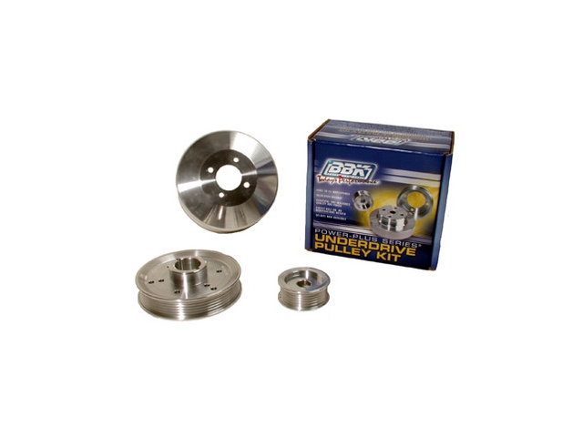 BBK 3 Piece 8 Rib Under Drive Pulley Kit (1997-2003 F-Series & Expedition 4.6L & 5.4L MOD) - Click Image to Close