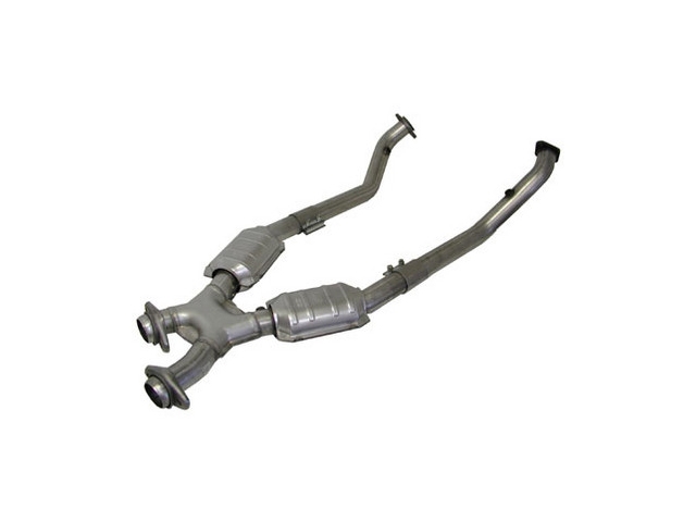 BBK 2.5" Performance X-Pipe w/ Catalytic Converters (1999-2004 Mustang GT & SVT Cobra) - Click Image to Close