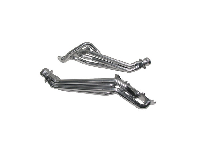 BBK 1-5/8" Performance Long Tube Headers, Polished Ceramic (2011-2017 Mustang GT) - Click Image to Close