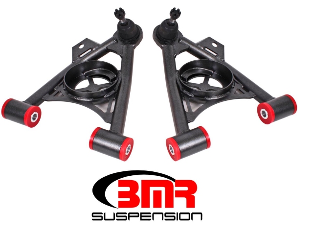 BMR Lower A-Arms w/ Polyurethane Bushings, Non-Adjustable, Standard Ball Joints (1979-1993 Mustang)