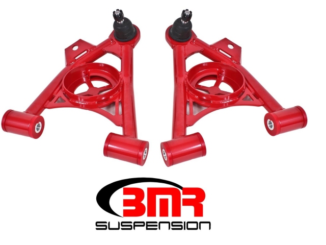 BMR Lower A-Arms w/ Polyurethane Bushings, Non-Adjustable, Standard Ball Joints (1979-1993 Mustang)