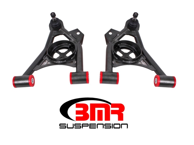 BMR Lower A-Arms w/ Polyurethane Bushings, Non-Adjustable, Tall Ball Joints (1979-1993 Mustang)
