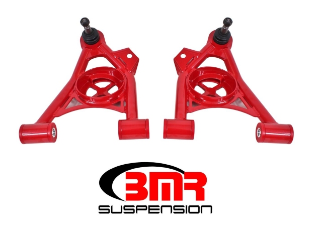 BMR Lower A-Arms w/ Polyurethane Bushings, Non-Adjustable, Tall Ball Joints (1979-1993 Mustang)