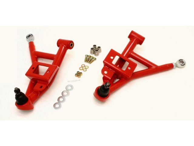 BMR Lower A-Arms w/ Polyurethane Bushings & Rod Ends (1993-2002 Camaro & Firebird) - Click Image to Close