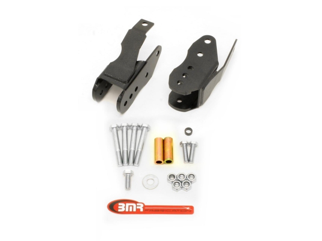 BMR Control Arm Relocation Brackets, Bolt-On (2005-2014 Mustang GT & Shelby GT500) - Click Image to Close