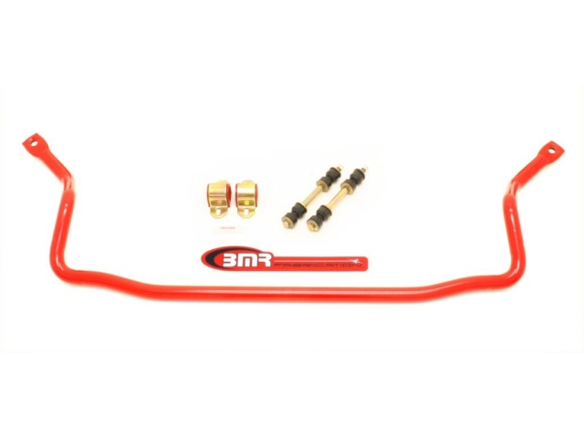 BMR Sway Bar w/ Polyurethane Bushings, 1.125" Front, Solid (1978-1987 GM G-Body) - Click Image to Close