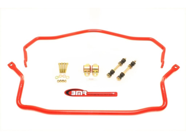 BMR Sway Bars w/ Polyurethane Bushings, 1.125" Front & 1" Rear, Solid (1978-1987 GM G-Body)